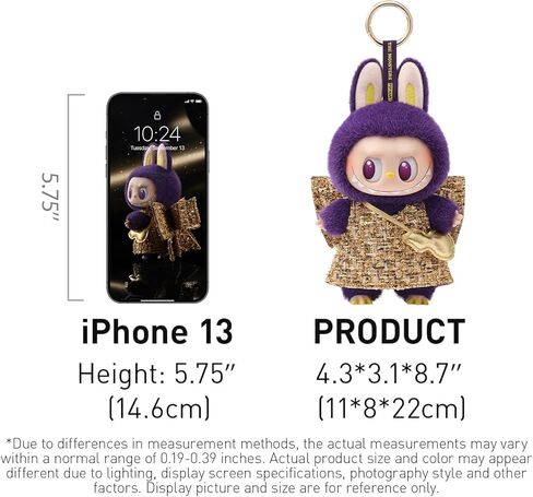POP MART LABUBU × Pronounce - بطاقة تعليق من الفينيل من القطيفة على شكل أجنحة الحظ، ألعاب لديكور المنزل الحديث، مجموعة ألعاب قابلة للتجميع لملحقات المكتب in Kuwait