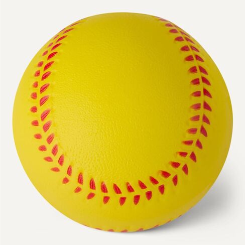 Amazon Basics Foam Training Baseballs, 2.68-inch, 12-Pack with Mesh Storage Bag, for Indoor Practice and Safe Play in Kuwait