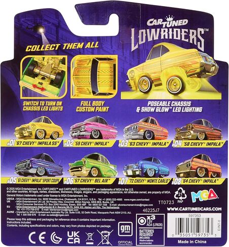 CarTuned Lowrider Series 1-1967 إمبالا SS (أصفر/ذهبي) in Saudi Arabia