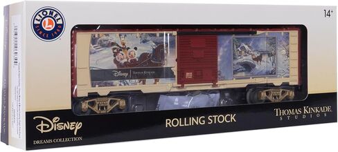 استوديو ليونيل توماس كينكيد - سيارة ديزني ميكي وميني المسائية لقطار مزلقة O Gauge Model Train Boxcar in Kuwait