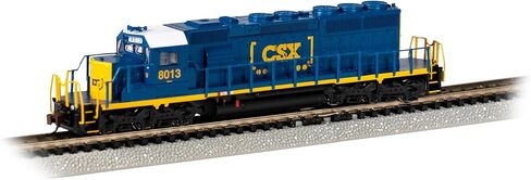 قطارات باخمان - قاطرة الديزل المجهزة بقيمة الصوت EMD SD40-2 - CSX® #8013 (Dark Future - HTM™) - مقياس N in Kuwait