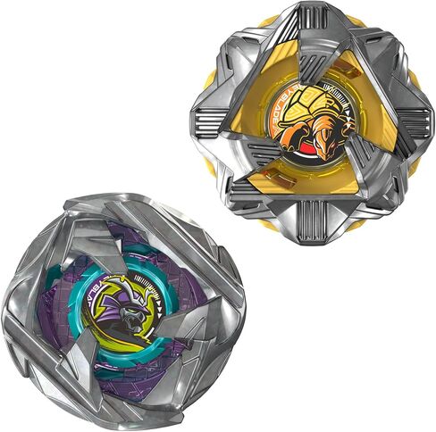 مجموعة Beyblade X Calibur Samurai 6-70M BX & Obsidian Shell 3-85S BX Takara Tomy المزدوجة مع قطعتين دوارتين لليمين، ألعاب ألعاب القتال، للأعمار من 8 سنوات فما فوق in Kuwait