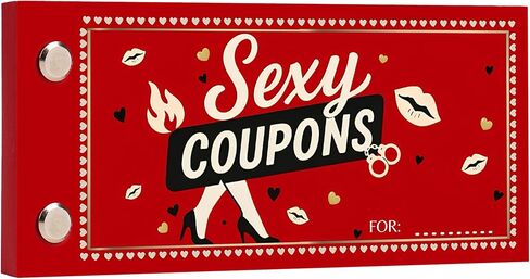 Sexy Coupon Book For Him - 31 Coupons, Spicy Gifts For Him, Boyfriend, Husband, Fiance, Naughty, Fun, Intimate Gifts For Him, Adults, Sexy Time Stocking Stuffers, Date Night Ideas For Couple in Saudi Arabia