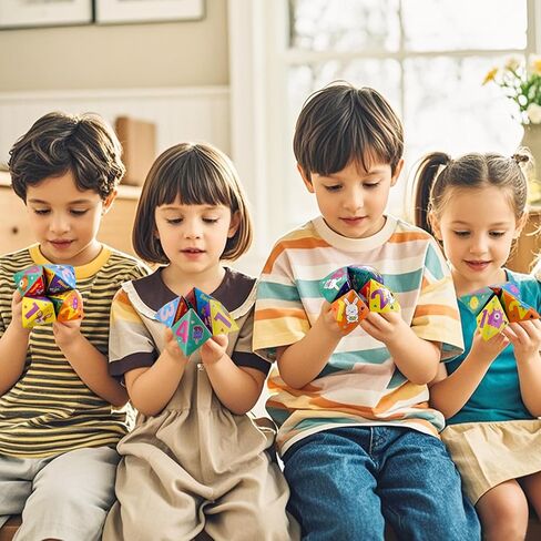 بطاقات عيد الحب للأطفال في الفصول الدراسية المدرسية 28 حزمة Cootie Catcher مجموعة هدايا عيد الحب للأطفال جائزة تبادل الحفلات للأطفال الأولاد والبنات متعة ثروات الفصل الدراسي تحية حفلة لصالح السائبة in Kuwait