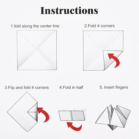 بطاقات عيد الحب للأطفال في الفصول الدراسية المدرسية 28 حزمة Cootie Catcher مجموعة هدايا عيد الحب للأطفال جائزة تبادل الحفلات للأطفال الأولاد والبنات متعة ثروات الفصل الدراسي تحية حفلة لصالح السائبة in Kuwait