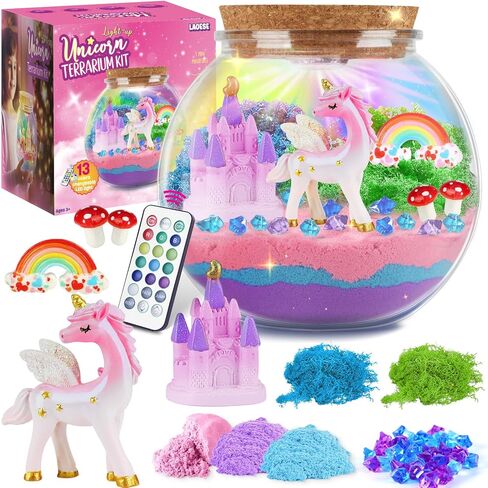 Dinosaur Toys for Kids - Dinosaurs Terrarium Kit for Kids - Birthday Easter Gifts for Boy Ages 4 5 6 7 8-12 Year Old - DIY Dino Toys for Boys - Arts and Crafts Kit for Kid in Saudi Arabia