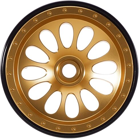 INJORA D19 Ripple 0.7" Aluminum Beadlock Wheel for 1/30 Axial SCX30, Gold(W7005) in Saudi Arabia