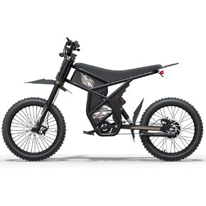 دراجة كهربائية شتوية للبالغين، ترقية 50 ميلاً في الساعة 60 فولت 3000 وات / 37 ميلاً في الساعة 48 فولت 2400 وات دراجة ترابية، 1747 وات/2160 وات في الساعة بطارية مزدوجة دراجة كهربائية تصل إلى 85 ميلًا، إطار دراجة نارية 25 بوصة، UL2849 تعليق كامل للدراجة الت in Kuwait