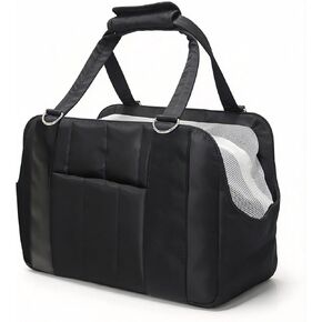 Dog Purse Carrier for Small Dogs, Small Cat Purse Carrier Soft with Large Pocket, Portable Pet Carrier Tote Bag with Safe Leash (White) in Kuwait
