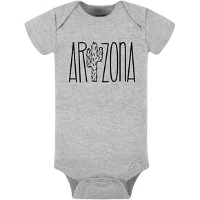 Arizona Baby Bodysuit – Cute Desert Cactus Graphic – Short Sleeve Infant Bodysuit – Unisex Baby Outfit – Arizona Baby Gift in Kuwait