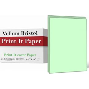 ورق غلاف بطاقات ملون من Vellum Bristol، 67 رطلاً، 8.5 بوصة × 11 بوصة، بطاقات ملونة ثقيلة الوزن للحرف اليدوية والمدرسة والدعوات والاستخدام المكتبي - رسم تزيين 2000/حافظة باللون الوردي in Kuwait