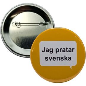 دبابيس Jag pratar svenska (أنا أتكلم السويدية) - أزرار 2.25 بوصة - حزمة من 10 أزرار دبوس خلفي in Saudi Arabia