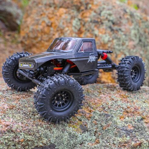Redcat Racing Ascent-18 APEX, 1/18 Scale Brushless Electric Rock Crawler, Carbon Fiber, 4WD RC Car for Adults with 2.4GHz Radio System (Gray) in Saudi Arabia