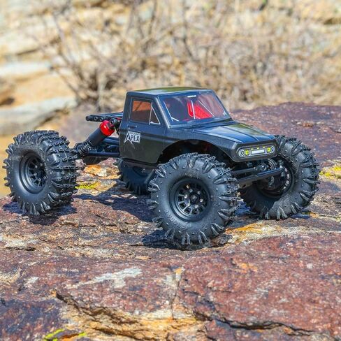 Redcat Racing Ascent-18 APEX, 1/18 Scale Brushless Electric Rock Crawler, Carbon Fiber, 4WD RC Car for Adults with 2.4GHz Radio System (Gray) in Saudi Arabia
