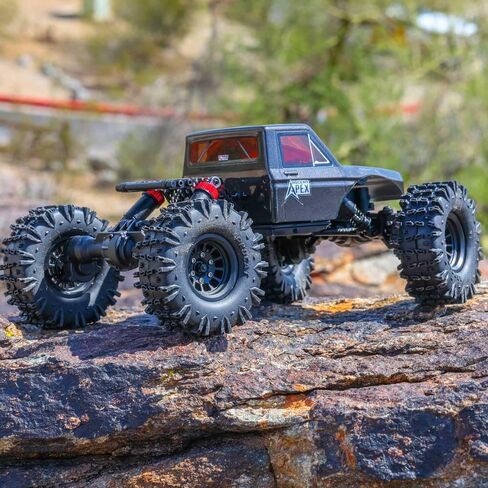 Redcat Racing Ascent-18 APEX, 1/18 Scale Brushless Electric Rock Crawler, Carbon Fiber, 4WD RC Car for Adults with 2.4GHz Radio System (Gray) in Saudi Arabia