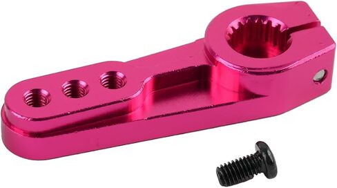 Aluminum Steering Servo Horn, Pink, 18T, 2 Pack, for 60KG 80KG 150KG Servo Motor, RC Car Truck Robot Boat Models, 3 Holes in Kuwait