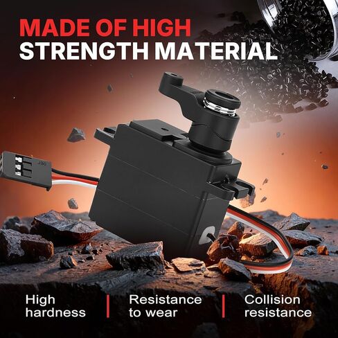 14700C Gears Digital Servo Compatible with H14BM & 14210 & 14209 RC Car Servo Replacement Parts in Saudi Arabia