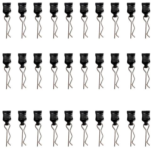 30 Pieces 1mm Universal RC Body Clips with Pull Tabs Car Clips RTR Clip Pins H165 Assembly Spare Parts for 1:14 1:16 1:18 Scale Redcat HPI Himoto HSP Exceed RC Car SCX24 TRX4M Parts Truck Buggy in Saudi Arabia