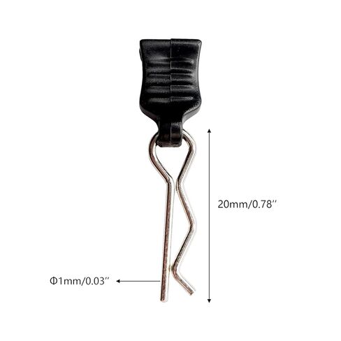 30 Pieces 1mm Universal RC Body Clips with Pull Tabs Car Clips RTR Clip Pins H165 Assembly Spare Parts for 1:14 1:16 1:18 Scale Redcat HPI Himoto HSP Exceed RC Car SCX24 TRX4M Parts Truck Buggy in Saudi Arabia