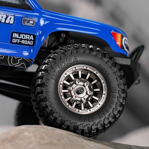إطارات INJORA 1.0 بوصة MAVERIX M/T 52 * 19 مم لترقية زواحف RC 1/18 1/24 (T1026) in Kuwait