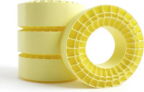 RC 2.2" Silicone Tire Inserts, 45A Silicone Rubber Inner Liners, Waterproof, for 2.2 Crawler Tires (Yellow, 4PCS) in Saudi Arabia