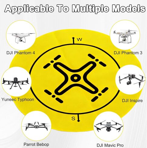 وسادة هبوط بدون طيار، 20 بوصة عالمية مقاومة للماء ومحمولة وقابلة للطي بسرعة، لـ DJI Mavic 3 Pro/Mini 2 Se/Air 2 2s/Mini 3 4 Pro/Mavic 2/Holy Stone/FPV/Avata 2/Rc in Kuwait