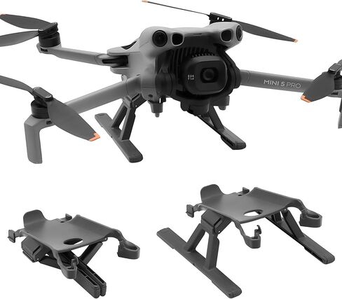 Mini 5 Pro Landing Gear - أرجل هبوط قابلة للطي، طقم تمديد الارتفاع سريع التحرير لملحقات DJI Mini 5 Pro Drone in Saudi Arabia