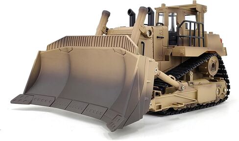 1/16 RC Dozer جهاز تحكم عن بعد لاسلكي 2.4 جيجا هرتز مع لون أصفر صحراوي in Kuwait