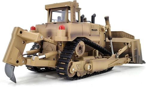 1/16 RC Dozer جهاز تحكم عن بعد لاسلكي 2.4 جيجا هرتز مع لون أصفر صحراوي in Kuwait