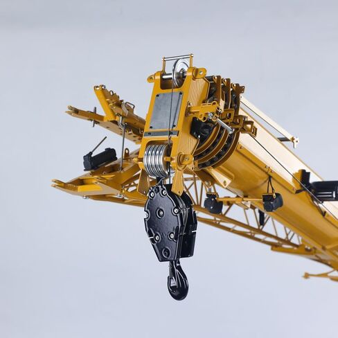 Eyewhale 1/14 جميع التضاريس التحكم عن بعد الهيدروليكية رافعة متنقلة D1050 جاهزة لتشغيل Flysky PL18EV نظام ضوء الصوت نموذج درجة هواية للأعمار من 14 عامًا فما فوق (أصفر) in Kuwait