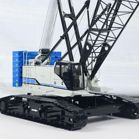 Metal 1/14 RC Hydraulic Crawler Crane C1200 Remote Control Construction Vehicle PL18 LITE Radio Brushless Motor Battery Hobby Grade Model for Ages 14+ in Saudi Arabia