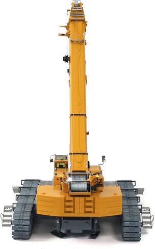 Eyewhale 1/14 Metal Remote Control Hydraulic Telescopic Crawler Crane Truck RC Hoist Model Brushless Esc Frsky Radio 5D Joystick Hobby Grade Model for Ages 14+ in Saudi Arabia