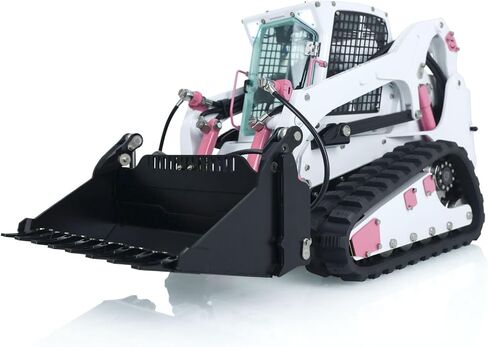 LESU 1/14 Aoue-Lt5 Crawler Skid-Steer RC Hydraulic Crawler Loader RTR Led Rotating Light Sound Hobby Grade Model for Adult in Saudi Arabia
