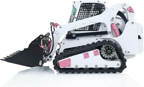 LESU 1/14 Aoue-Lt5 Crawler Skid-Steer RC Hydraulic Crawler Loader RTR Led Rotating Light Sound Hobby Grade Model for Adult in Saudi Arabia