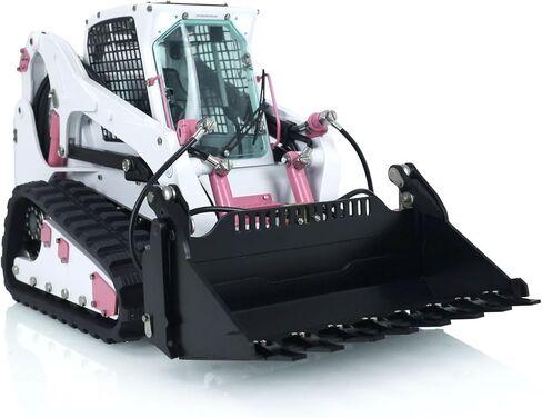 LESU 1/14 Aoue-Lt5 Crawler Skid-Steer RC Hydraulic Crawler Loader RTR Led Rotating Light Sound Hobby Grade Model for Adult in Saudi Arabia