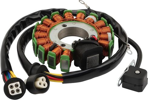 WOOSTAR 18 Coil 9 Wire Magneto Stator Replacement for YFM250 Bear Tracker Big Bear Bruin 2001-2009 YFM 660 660R OEM 1P0-H1410-00-00 4XE-81410-00-00 5LP-81410-00-00 5LP-81410-01-00 5LP-81410-02-00 in Saudi Arabia