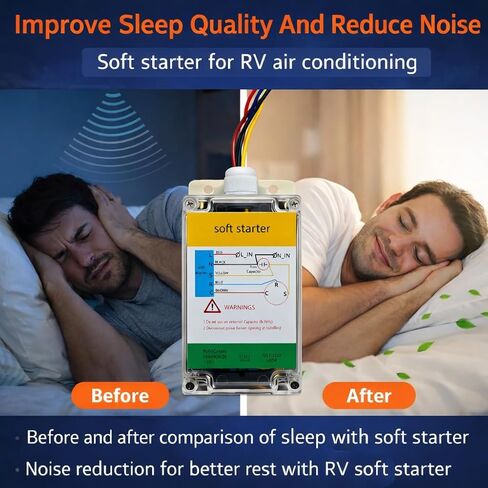Soft Start for RV Air Conditioner – RV AC Soft Start Kit, Reduces Startup Current, Compatible with Small Generators, Easy Installation, Softstart RV Air Conditioner Solution in Saudi Arabia