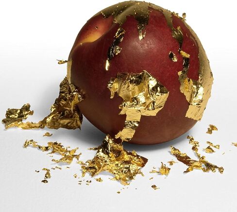 Edible Gold Leaf Sheets, 1.7 x 1.7 in, Pack of 10 Edible Gold Leaf Sheets for Cakes, Desserts, Candies, Art and Craft, Face Masks and Nail Art in Saudi Arabia