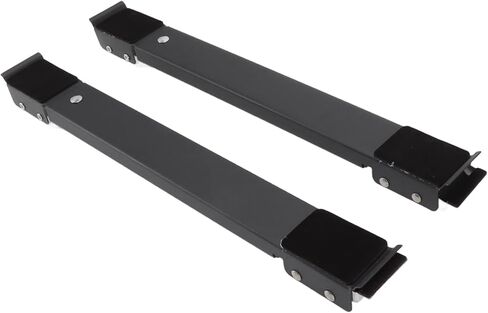 بكرات أجهزة الأثاث شديدة التحمل، قاعدة متحركة للآلة قابلة للتمديد بوزن 300 كجم (أسود) in Kuwait