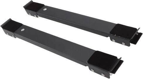 بكرات أجهزة الأثاث شديدة التحمل، قاعدة متحركة للآلة قابلة للتمديد بوزن 300 كجم (أسود) in Kuwait