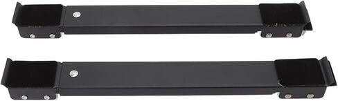 بكرات أجهزة الأثاث شديدة التحمل، قاعدة متحركة للآلة قابلة للتمديد بوزن 300 كجم (أسود) in Kuwait