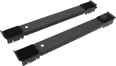 بكرات أجهزة الأثاث شديدة التحمل، قاعدة متحركة للآلة قابلة للتمديد بوزن 300 كجم (أسود) in Kuwait