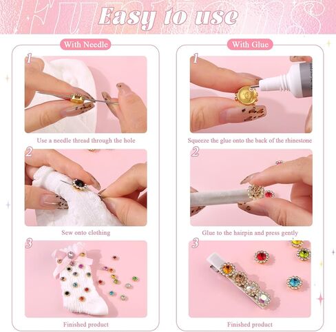 150 PCS 12 MM Sew on Rhinestones for Bedazzling,25 Mixed Colors Crystal Glass Flatback Rhinestones for Crafting，Big Gems with Metal Base, Large Rhinestone for Clothes Thanksgiving Gift Christmas Decor in Kuwait