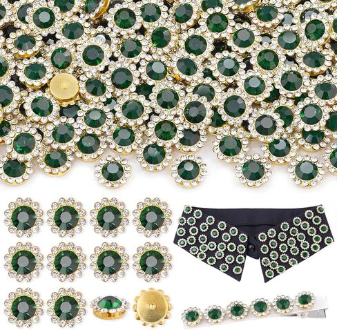 150 PCS 12 MM Sew on Rhinestones for Bedazzling,25 Mixed Colors Crystal Glass Flatback Rhinestones for Crafting，Big Gems with Metal Base, Large Rhinestone for Clothes Thanksgiving Gift Christmas Decor in Kuwait