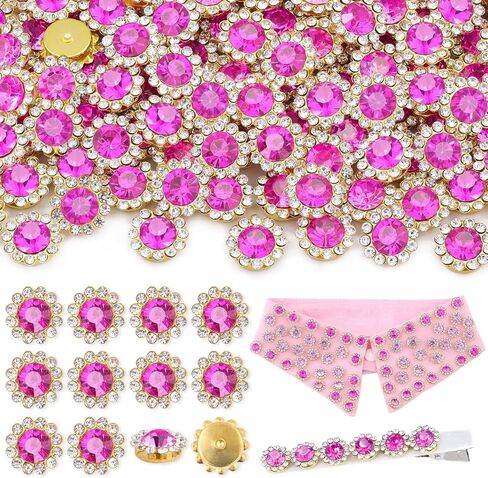 150 PCS 12 MM Sew on Rhinestones for Bedazzling,25 Mixed Colors Crystal Glass Flatback Rhinestones for Crafting，Big Gems with Metal Base, Large Rhinestone for Clothes Thanksgiving Gift Christmas Decor in Kuwait
