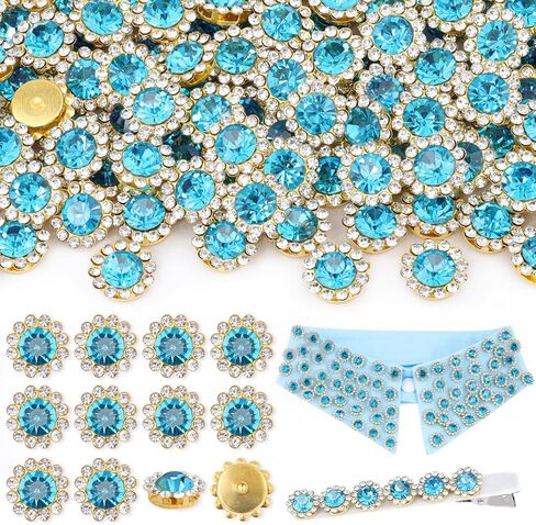 150 PCS 12 MM Sew on Rhinestones for Bedazzling,25 Mixed Colors Crystal Glass Flatback Rhinestones for Crafting，Big Gems with Metal Base, Large Rhinestone for Clothes Thanksgiving Gift Christmas Decor in Kuwait