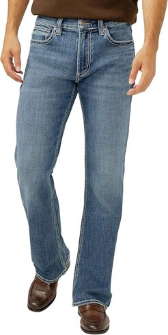 Silver Jeans Co. Men's Zac Relaxed Fit Straight Leg Jeans in Saudi Arabia