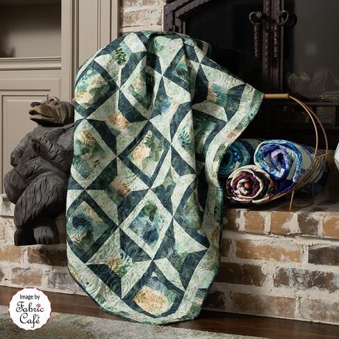 Fabric Café Make It Scrappy with 3-Yard Quilts Book – 8 Scrap-Friendly Quilt Patterns – Uses Three 1-Yard Fabric Cuts – Beginner-Friendly Quilting Guide in Kuwait