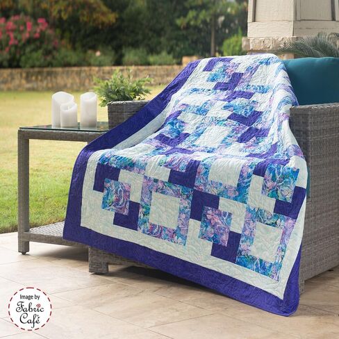 Fabric Café Make It Scrappy with 3-Yard Quilts Book – 8 Scrap-Friendly Quilt Patterns – Uses Three 1-Yard Fabric Cuts – Beginner-Friendly Quilting Guide in Kuwait