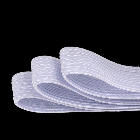 شريط مطاطي أورلانث للخياطة، 1/2 بوصة 11 ياردة، أربطة مرنة بيضاء عالية، حبل مرن للخياطة، والسراويل، والحرف اليدوية، وأحزمة الخصر in Kuwait